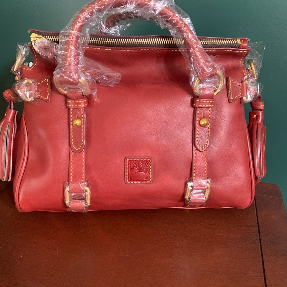 Dooney & Bourke Florentine mini satchel in Bordeaux  (SALE)